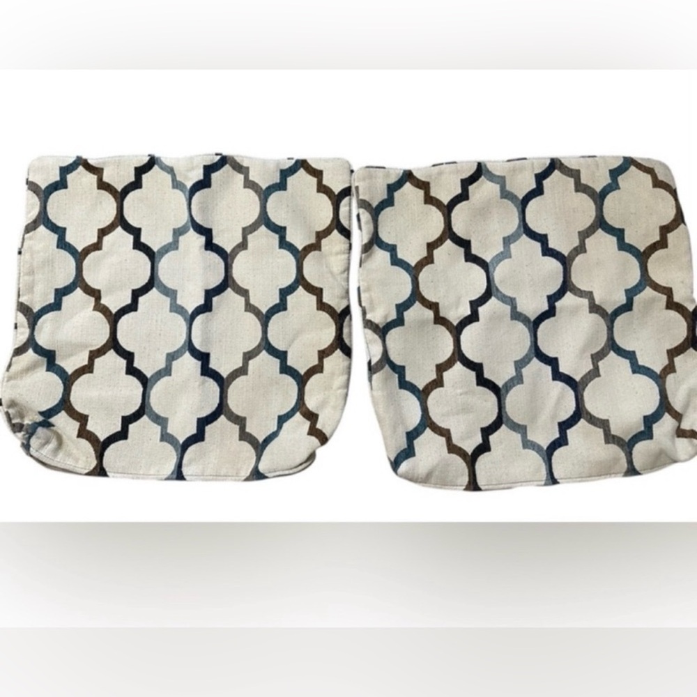 Geometric Patterned Cushions cover (18”x18” each)